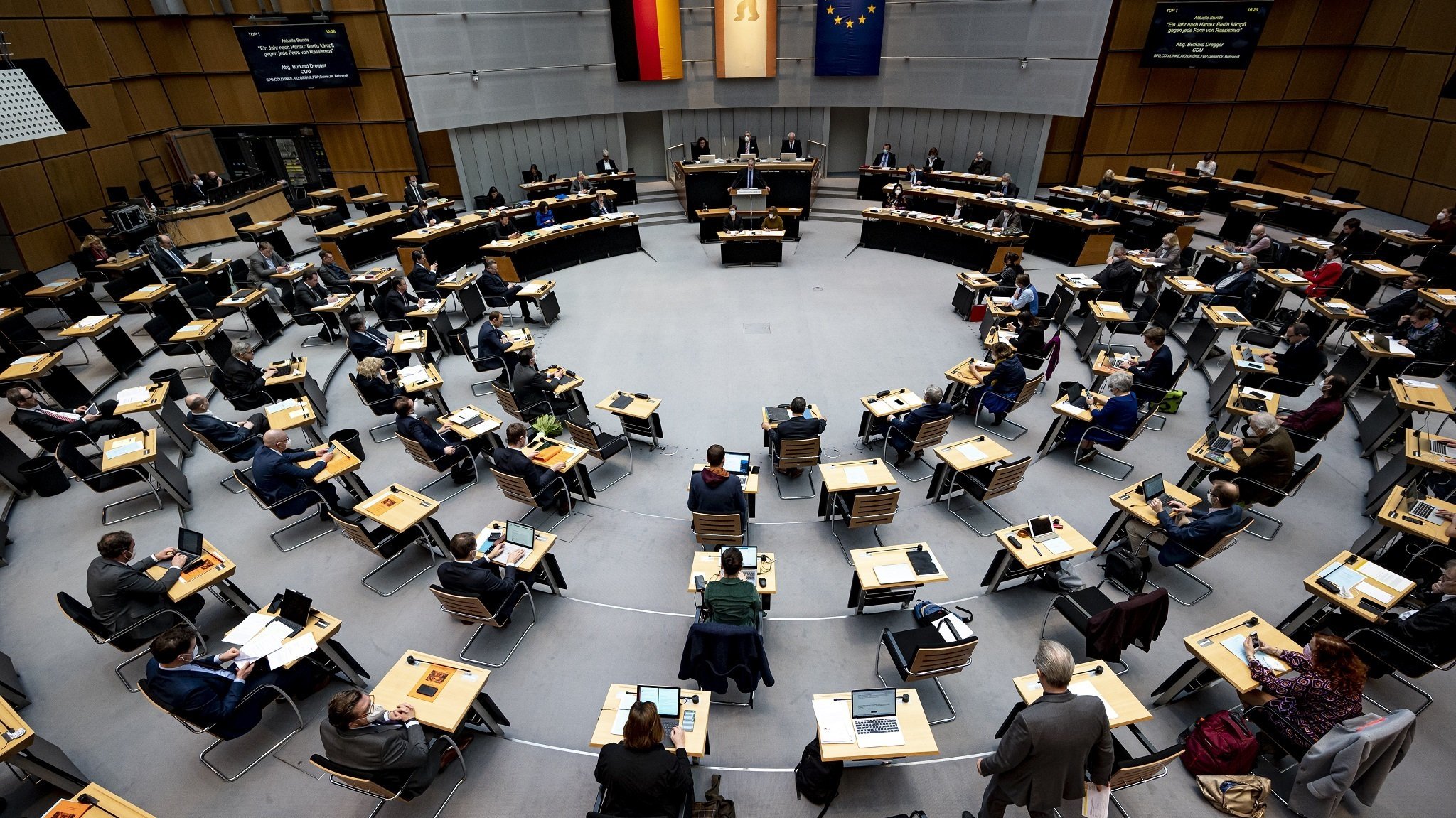 Eine Plenarsitzung im Berliner Abgeordnetenhaus