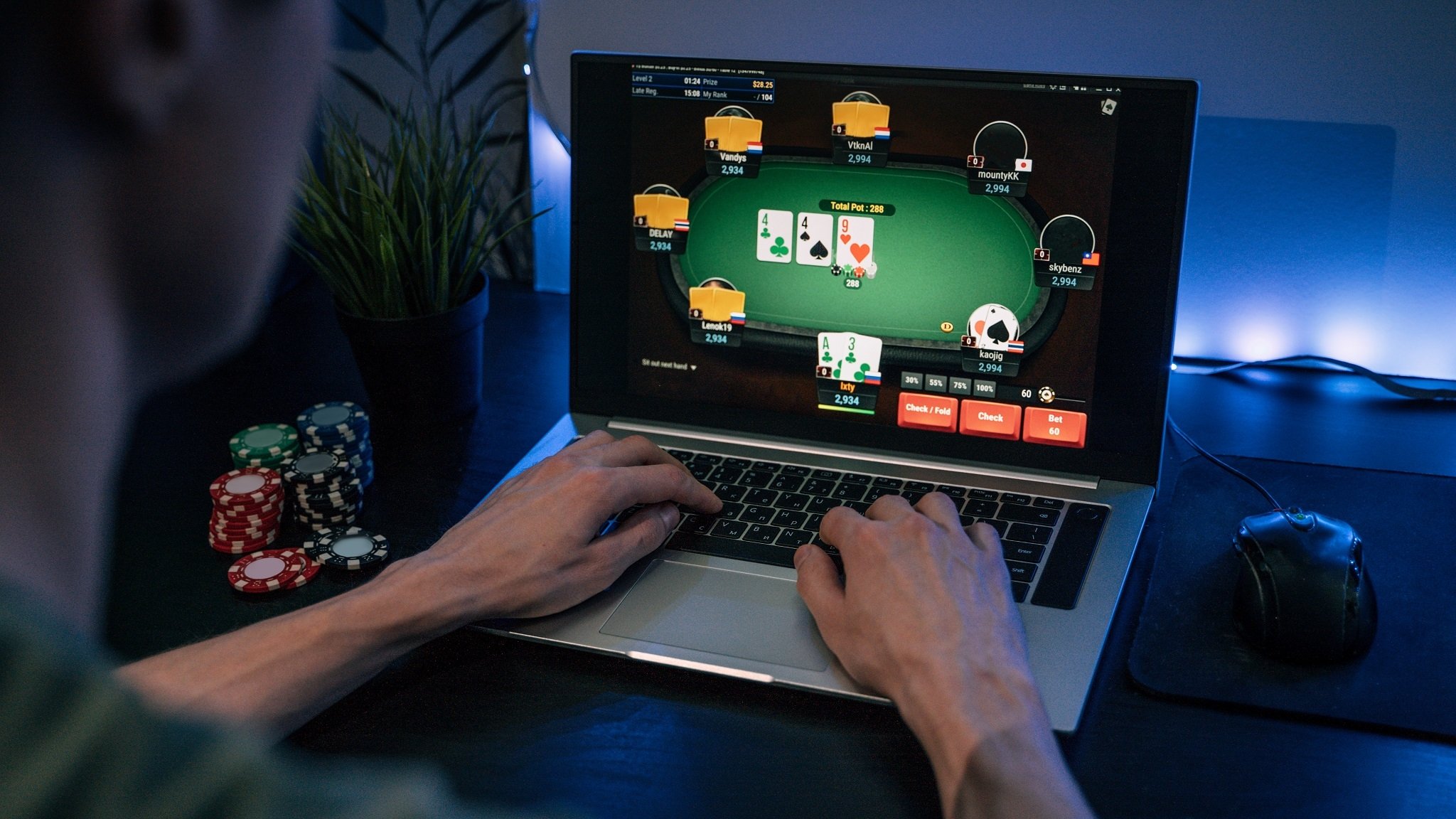 Online-Poker kann ein steuerpflichtiges Gewerbe sein.