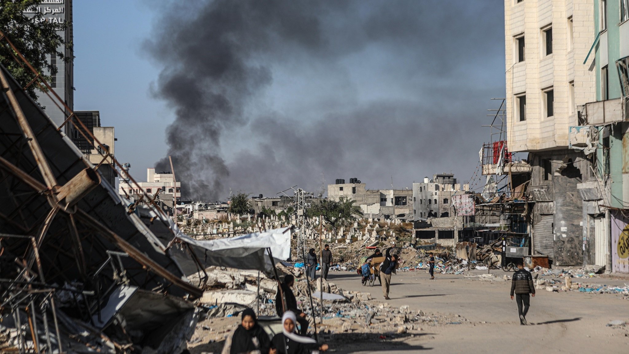 Zerstörung in Gaza-Stadt am 9. Mai 2024