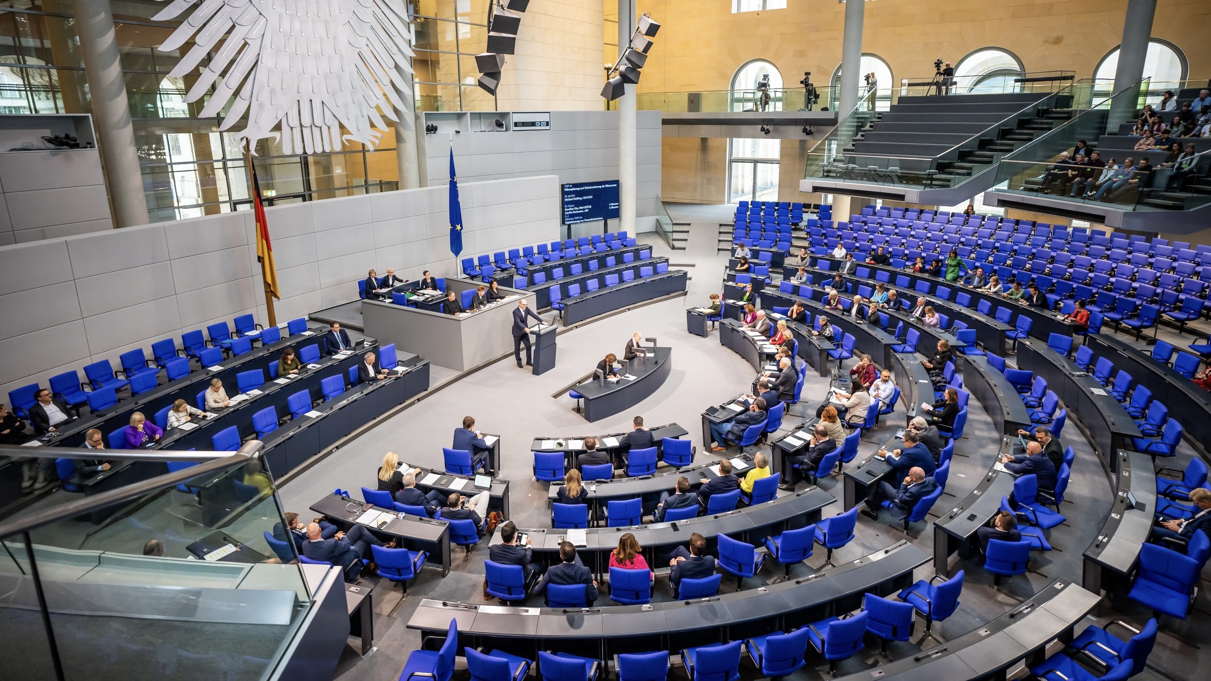 Plenarsaal des Deutschen Bundestags