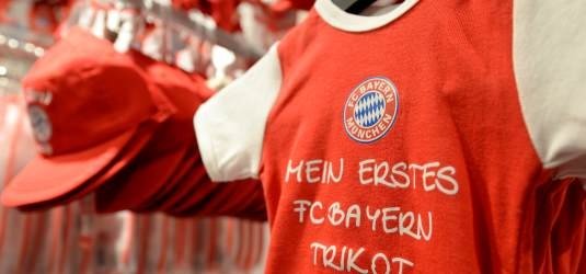 Stellvertretend für alle 36 Vereine: Fanshop des FC Bayern München