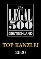 2020_The Legal 500 Deutschland_top Kanzlei
