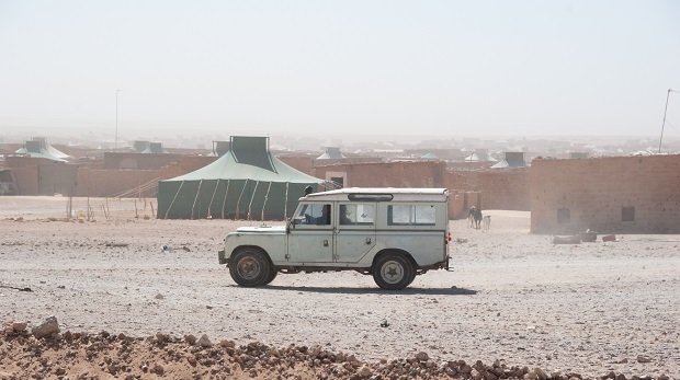 Ein Flüchtlingscamp in der Sahara