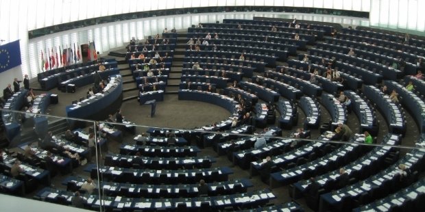 Plenarsaal des Europäischen Parlaments