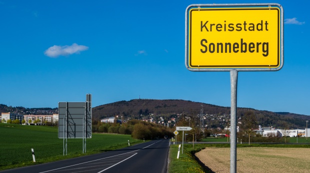 Sonneberg im fränkischen Thüringen