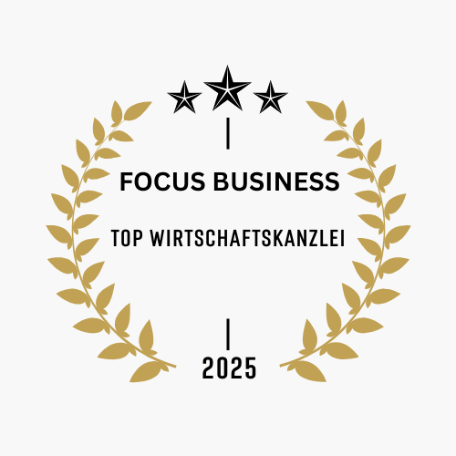 FOCUS Business 2025 und 2026 – „Top Wirtschaftskanzlei" (Kanzlei RSTP)