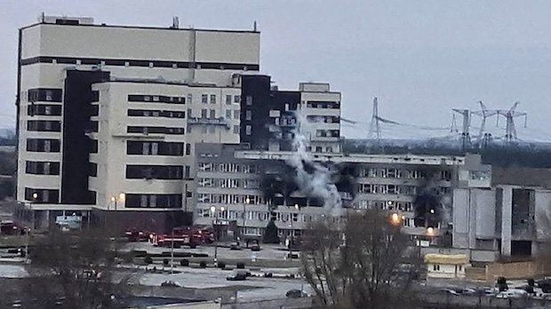 Feuer im Kernkraftwerk Zaporizhzhia