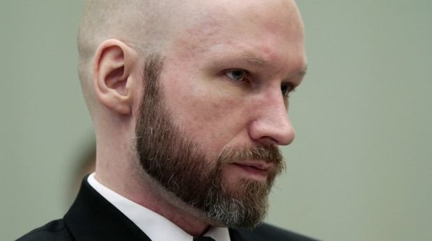Der norwegische Terrorist Fjotolf Hansen, früher Anders Behring Breivik