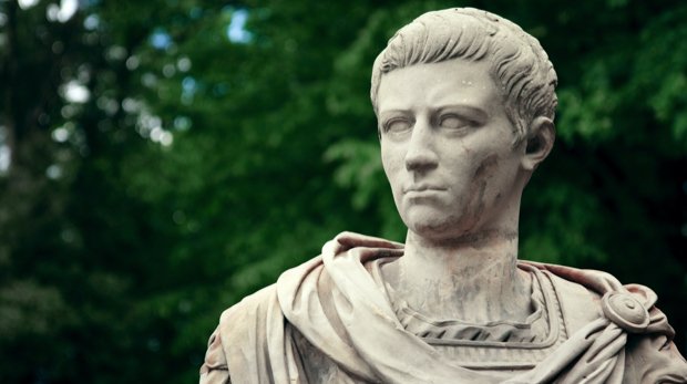 Eine Büste von Kaiser Caligula