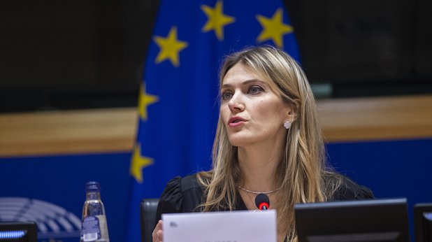 Ehemalige Vizepräsidentin des EU-Parlaments, Eva Kaili.