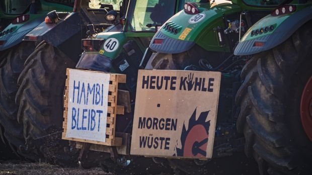 Protest am Hambacher Forst
