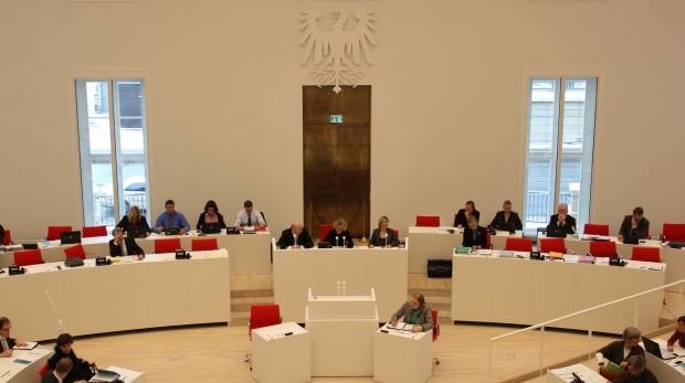 Plenarsaal des Brandenburger Landtags