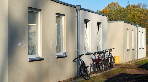 Eine Unterkunft für Geflüchtete in Deutschland
