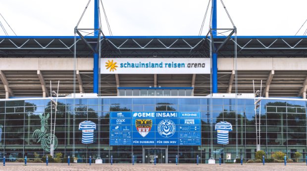 Die Schauinsland-Reisen-Arena in Duisburg