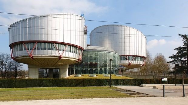 Gebäude des Europäischen Gerichtshof für Menschenrecht in Straßburg
