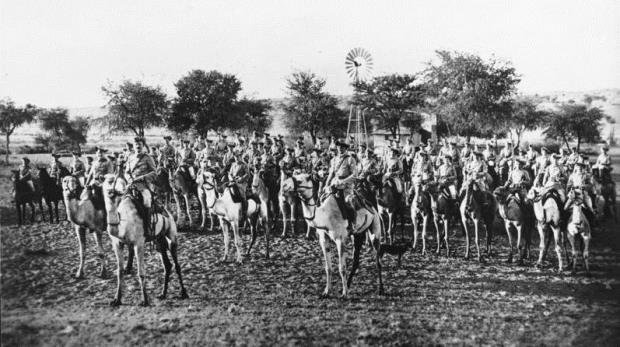 Deutsch-Südwestafrika Hereroaufstand 1904 Kamelreiterkompanie der deutschen „Schutztruppe“