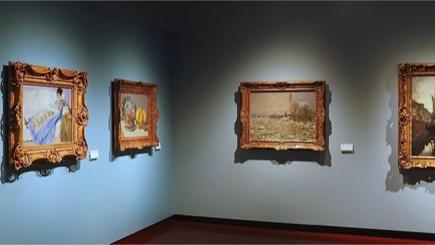 Art collection Inside Calouste Gulbenkian museum in Lisbon