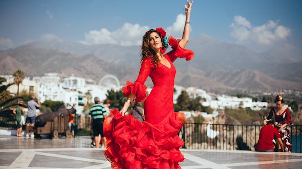 Eine Flamenco-Tänzerin (Symbolbild)