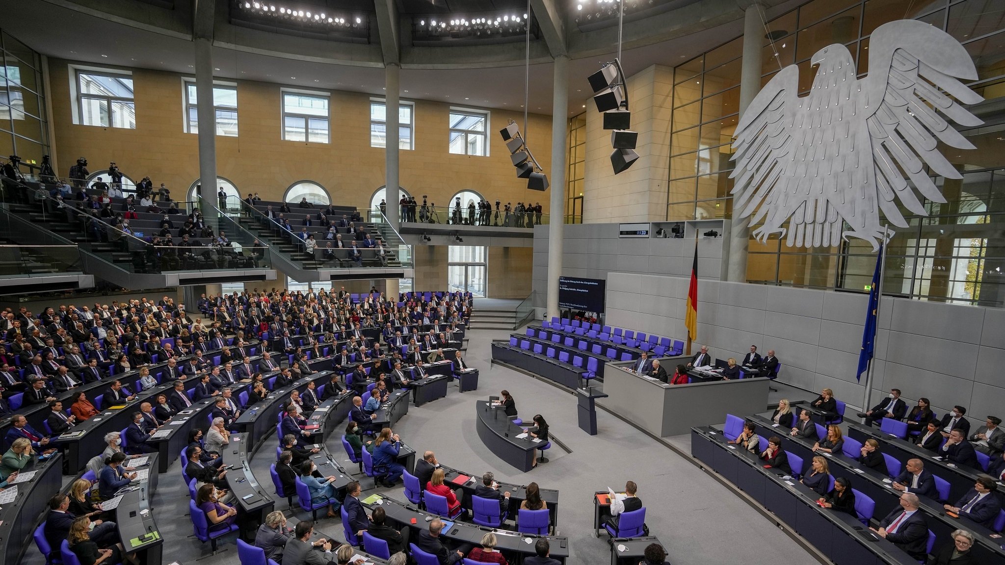 Konstituierende Sitzung des Bundestags am 26. Oktober 2021