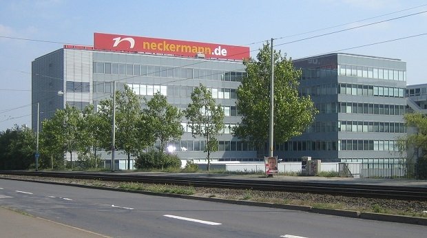 Die Neckermann-Zentrale in Frankfurt im Jahr 2005