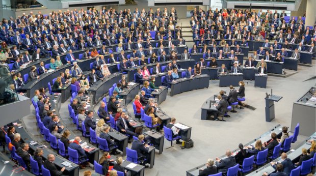 Erste Sitzung der 20 Wahlperiode: Der neu gewählte Deutsche Bundestag konstituiert sich am, 26.10.2021