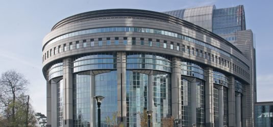 Gebäude des Europäischen Parlaments in Brüssel