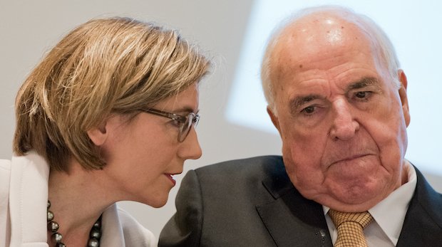 Maike Kohl-Richter und Alt-Bundeskanzler Helmut Kohl.