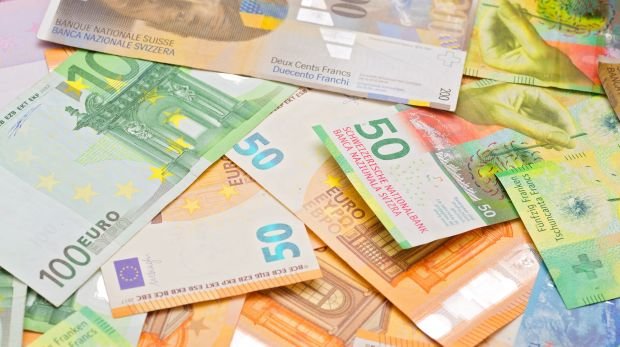 Euro und schweizer Franken