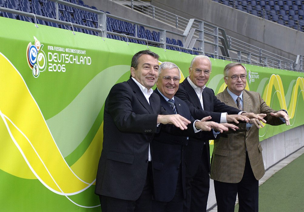 Die ehemaligen DFB-Funktionäre während der WM 2006