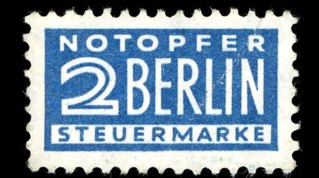 Notopfer Berlin Briefmarke