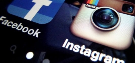 Apps des sozialen Netzwerkes Facebook (l.) und des Fotodienstes Instagram