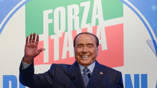 Silvio Berlusconi bei einer Veranstaltung seiner Partei Forza Italia