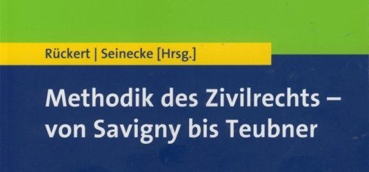 Cover "Methodik des Zivilrechts - von Savigny bis Teubner"
