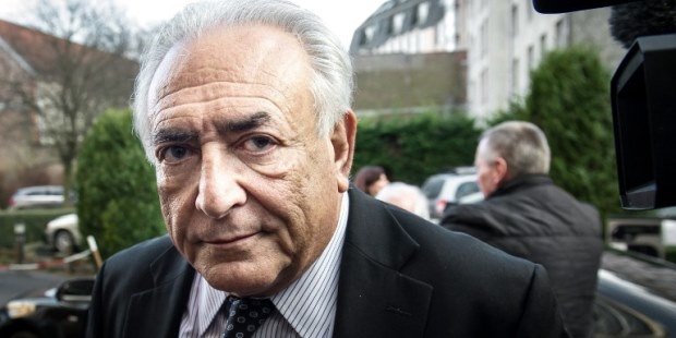 Strauss-Kahn im Februar 2015 vor einem Termin bei Gericht in Lille