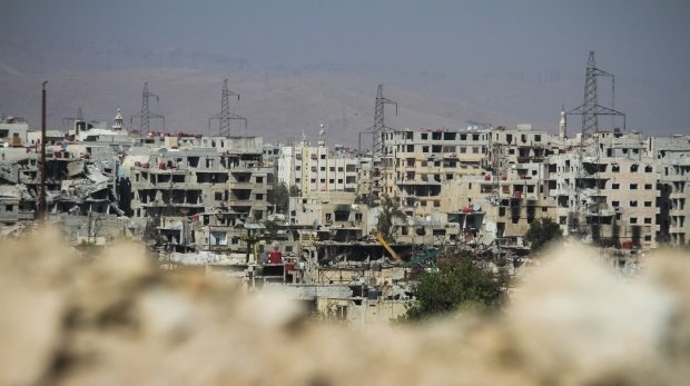 Zerstörte syrische Stadt