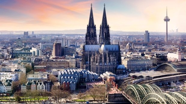 Panorama mit Kölner Dom
