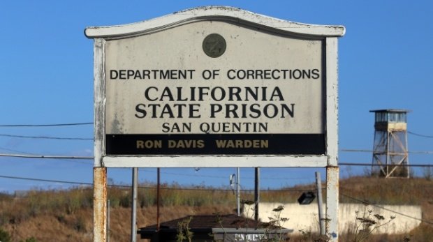 Schild San Quentin Gefängnis