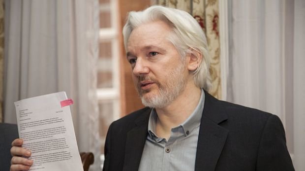 Julian Assange im Jahr 2014