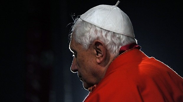 Papst Benedikt XVI. Im April 2010