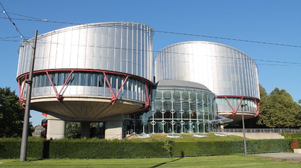 Der Europäische Menschengerichtshof in Straßburg