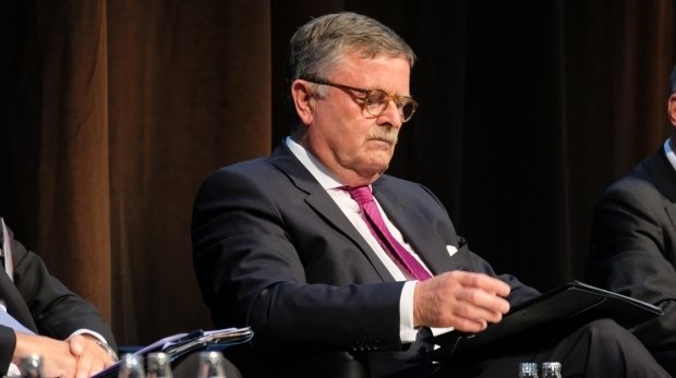Frank Ulrich Montgomery, Präsident der Deutschen Ärztekammer im Mai 2019 auf dem Hauptstadtkongress in Berlin