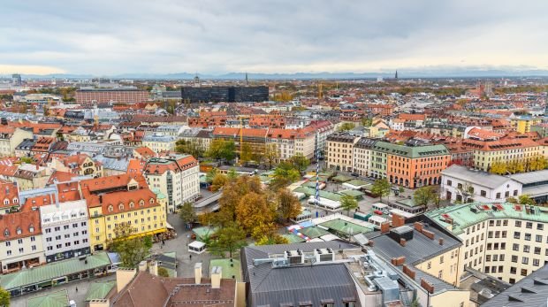Blick auf die Münchener Innenstadt
