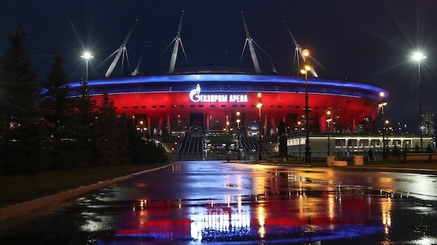 Stadion in St. Petersburg