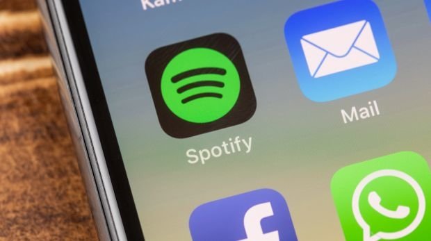 Spotify-App auf einem Smartphone
