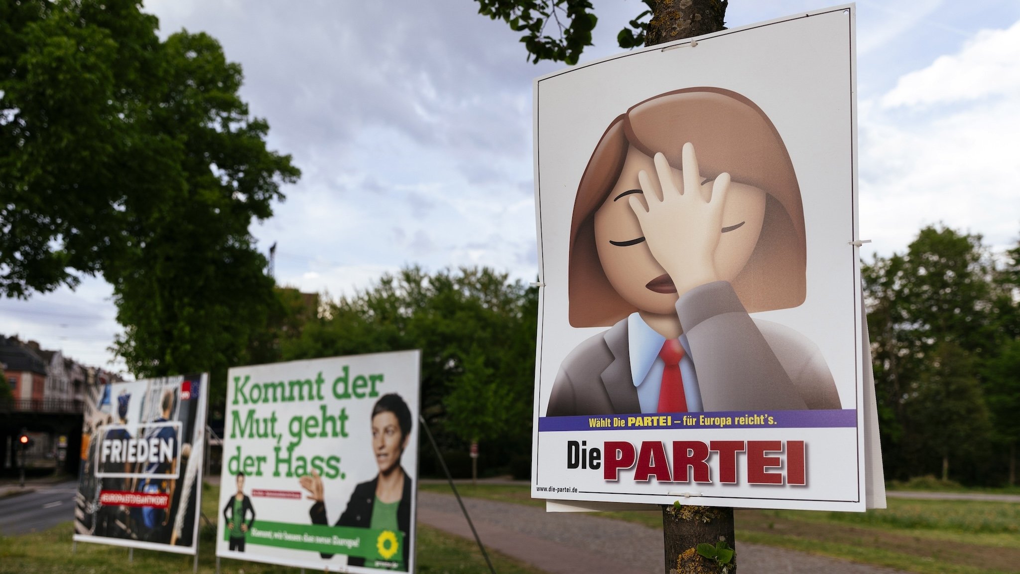Wahlplakat von "Die Partei"