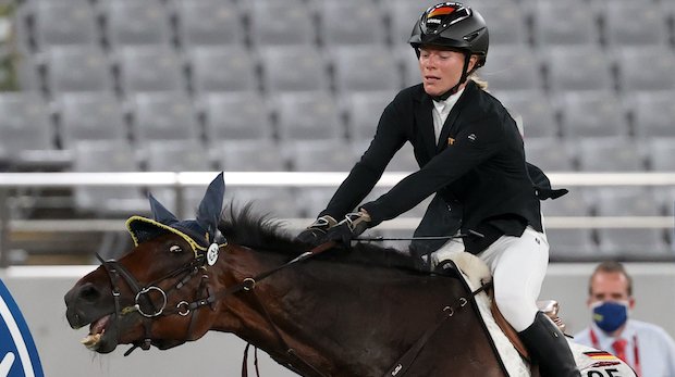 Annika Schleu mit Pferd