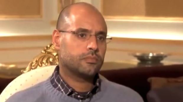 Saif Al-Islam bei einem Interview mit CNN (2001)