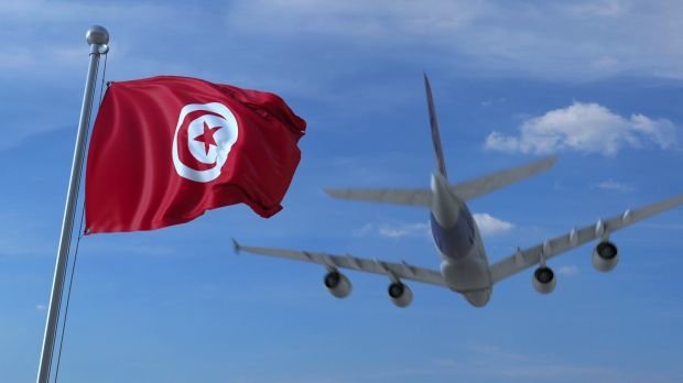 Flugzeug aus Tunesien