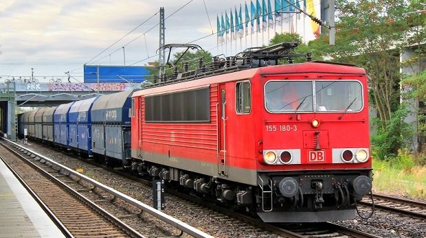 Güterzug der Deutschen Bahn