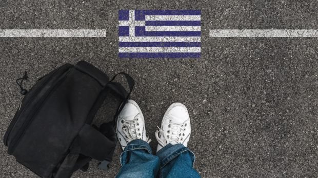 Flüchtling in Griechenland (Symbol)